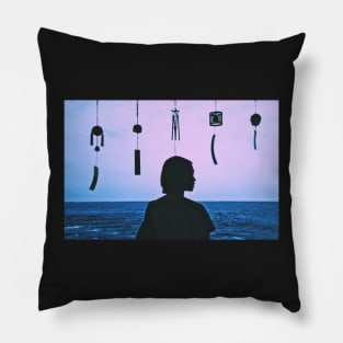 Japan - 'Pink Ocean Lady' Pillow