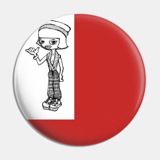 Radical Dude Pin