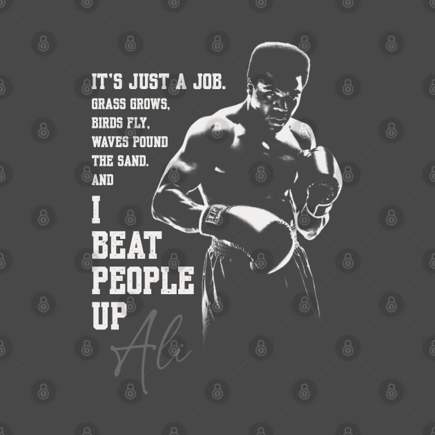 It's just a job