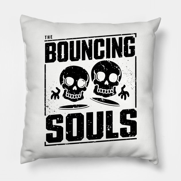 The Bouncing Souls (Light) Pillow by Executive class