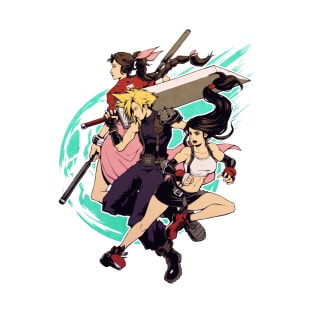 Tifa, Cloud and Aerith T-Shirt