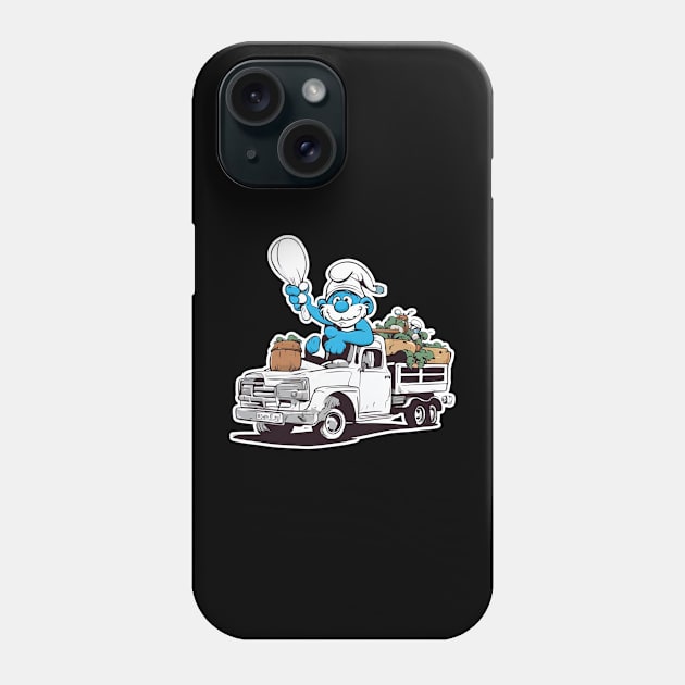 smurf riding its truck Phone Case by Smurf