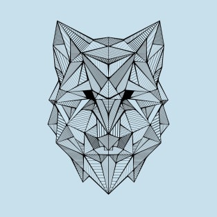 Geometric Wolf T-Shirt