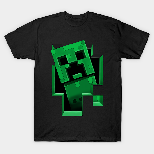 Creeper creeping - Minecraft Creeper - T-Shirt