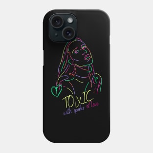 Toxic with sparks of love Phone Case