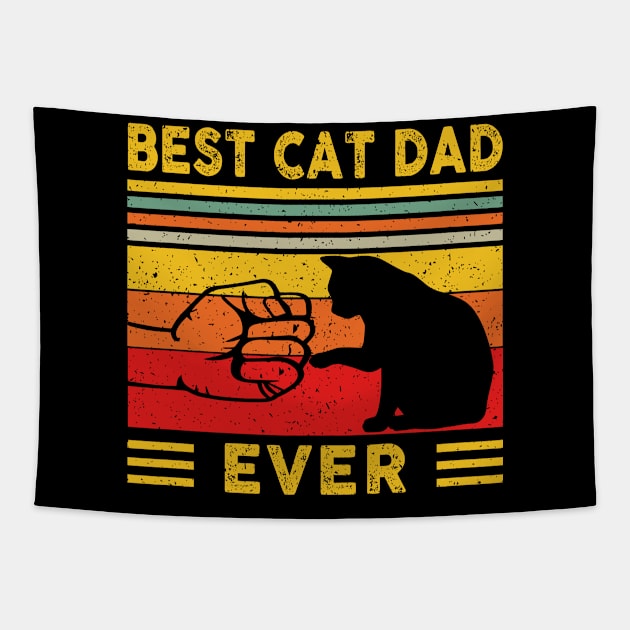 Best cat dad ever Tapestry by badrianovic