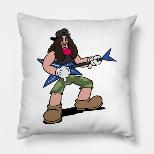 Dimey Darrell in 1930s rubberhose cartoon cuphead style Pillow