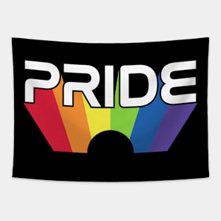 PRIDE LOGO RAYS Tapestry