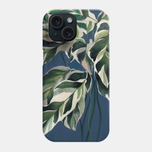 Modern Calathea Plant Phone Case