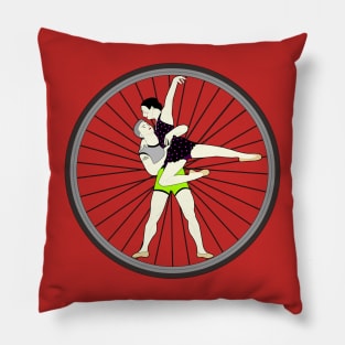 Dancers and Wheel Pillow