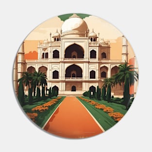 Lucknow India Vintage Tourism Travel Pin