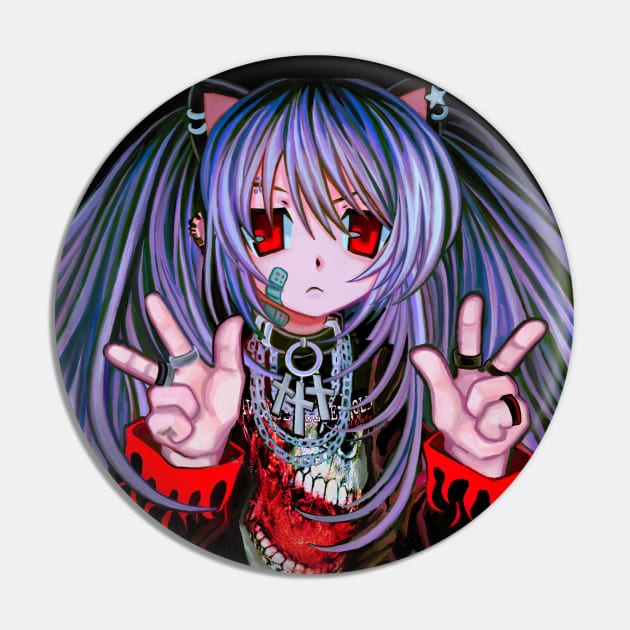 Metal Miku Pin by Adrianisawaffle