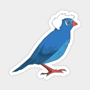 Bernie Sanders Bird Sticker Magnet