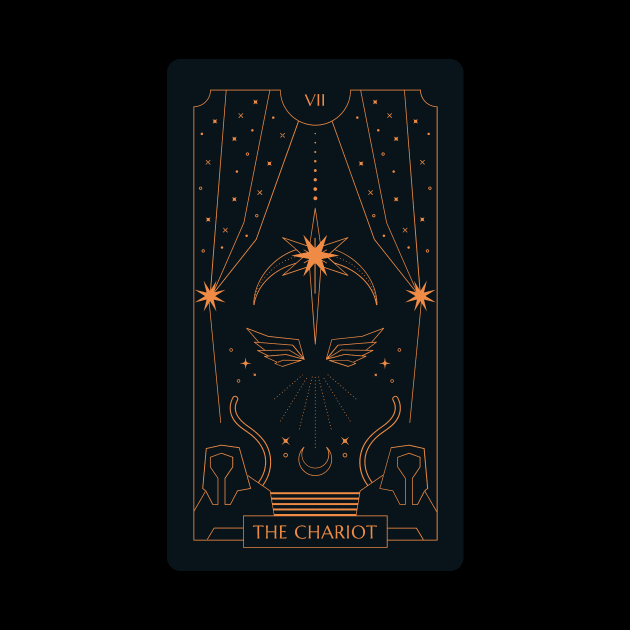 The Chariot Tarot Card by moonlobster