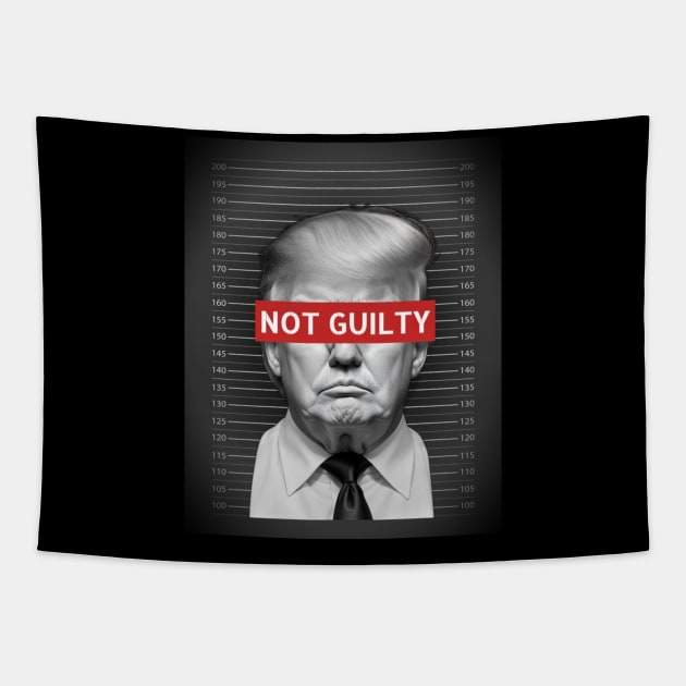 Trump not guilty Tapestry by Banned Books Club