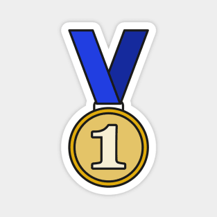 First Place Gold Medal Icon Magnet