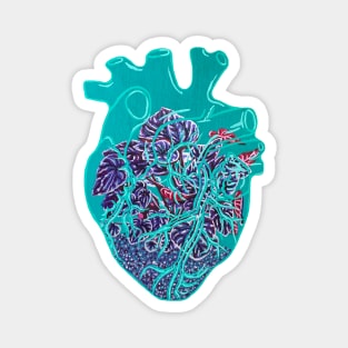 Heart Terrarium Peperomia Magnet