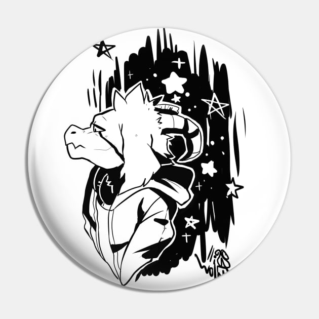 SwapFellShift Asriel Pin by WiliamGlowing