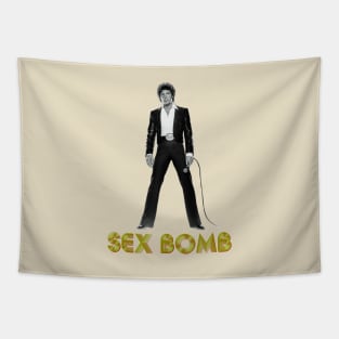 The original sex bomb, Tom Jones Tapestry