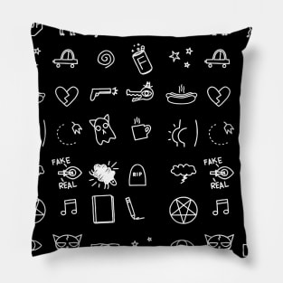 Night in the woods pattern Pillow