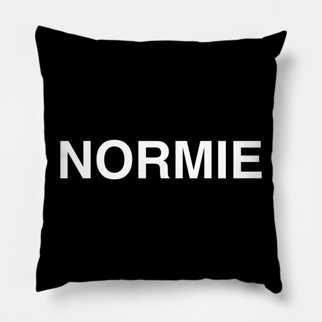 Normie Pillow by StickSicky