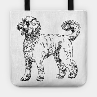 labradoodle portrait Tote