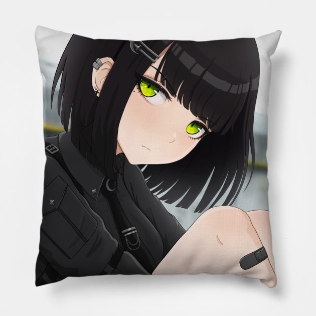 Military girl Pillow by SUONIKO