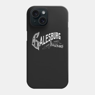 Vintage Galesburg, IL Phone Case