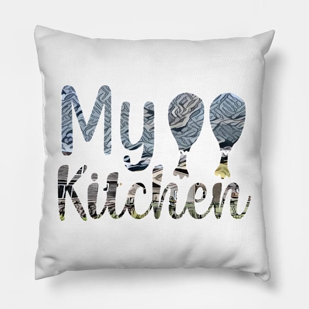 My Kitchen Pillow by PsyCave