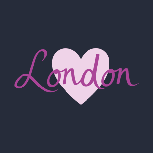 London Script & Heart T-Shirt