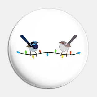 Fairy Wren Christmas Pin