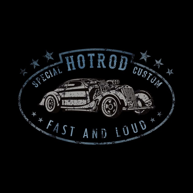 Hotrod Custom Fast And Loud Scene Retro by Hariolf´s Mega Store