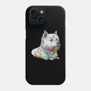 West Highland White Terrier Art Phone Case