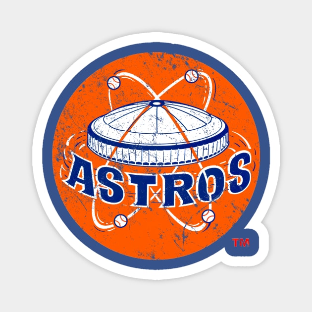 Houston Astros Retro Circle LOGO Vinyl Decal / Sticker 5 Sizes!!!
