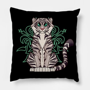 White Tiger Pillow