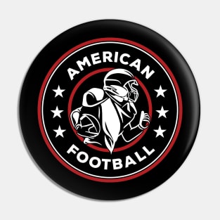 American Star Football Player Pin