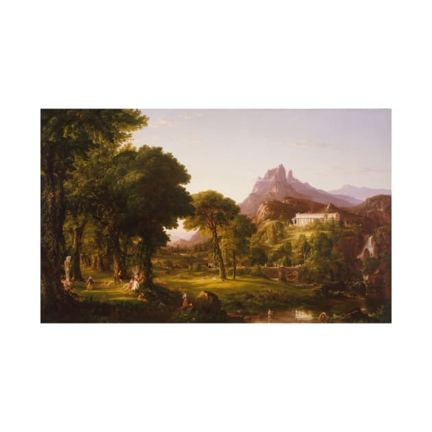 Dream of Arcadia by Thomas Cole by Classic Art Stall