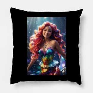 Sparkle Party Mermaid Pillow