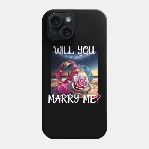 Marriage Proposal For Wedding Or Engagement - Romantic Gift Idea Phone Case by PD-Store