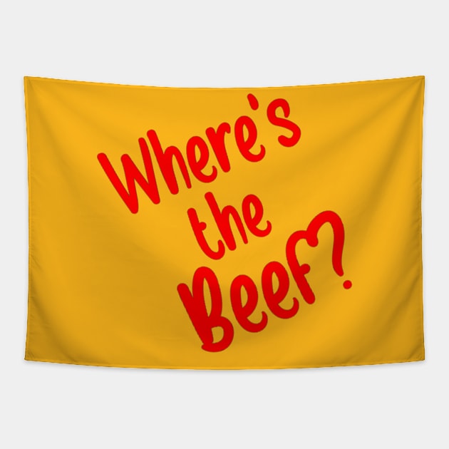 Where's the Beef? Tapestry by vhsisntdead