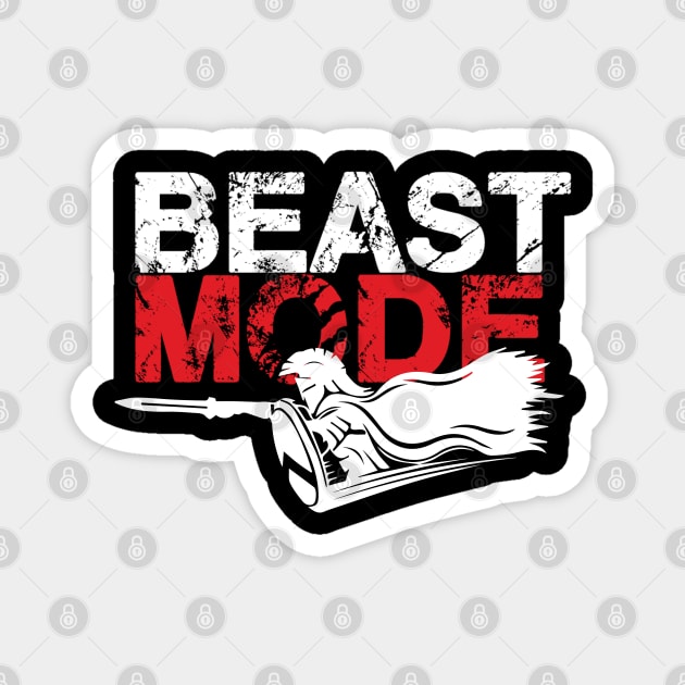 Beast mode spartans Magnet by Boss creative