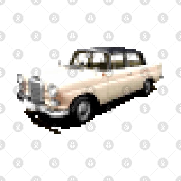 Pixel Mercedes oldtimer by AdiDsgn