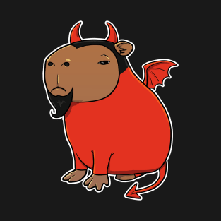 Capybara Devil Costume T-Shirt