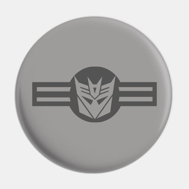 Decepticon Blackout (Roundel) Pin by Ironmatter