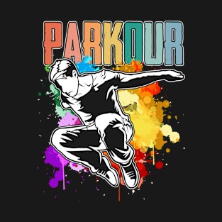 Parkour - Parkour Colorful T-Shirt