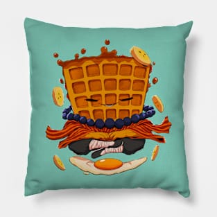 Wafu the waffler Pillow