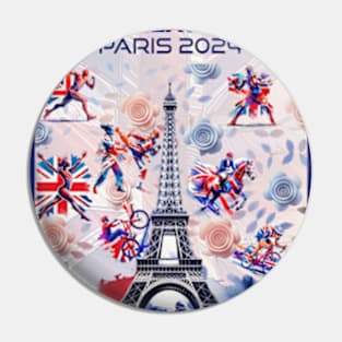 Team Great Britain - Paris 2024 Pin