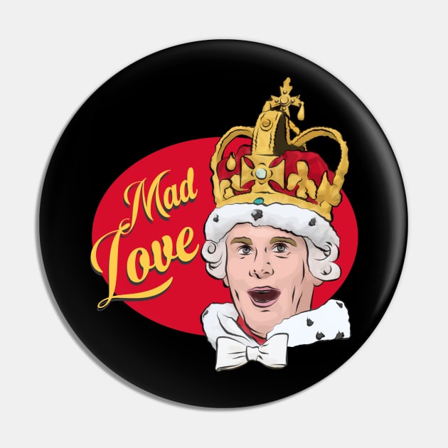 King George - Hamilton Pin by CultClassicPosters