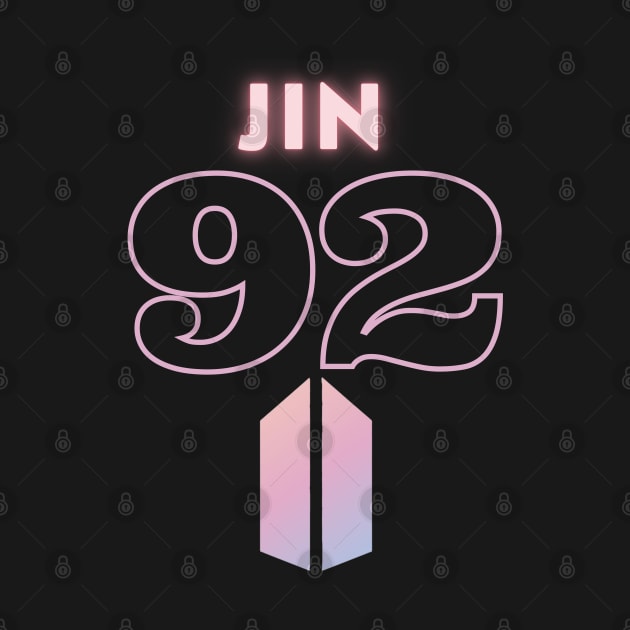 BTS Jin 92: Logo by TheMochiLife