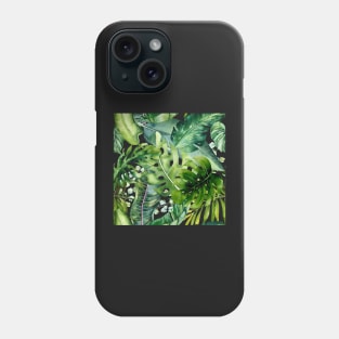 Greenery Tropical Foliage Pattern Phone Case